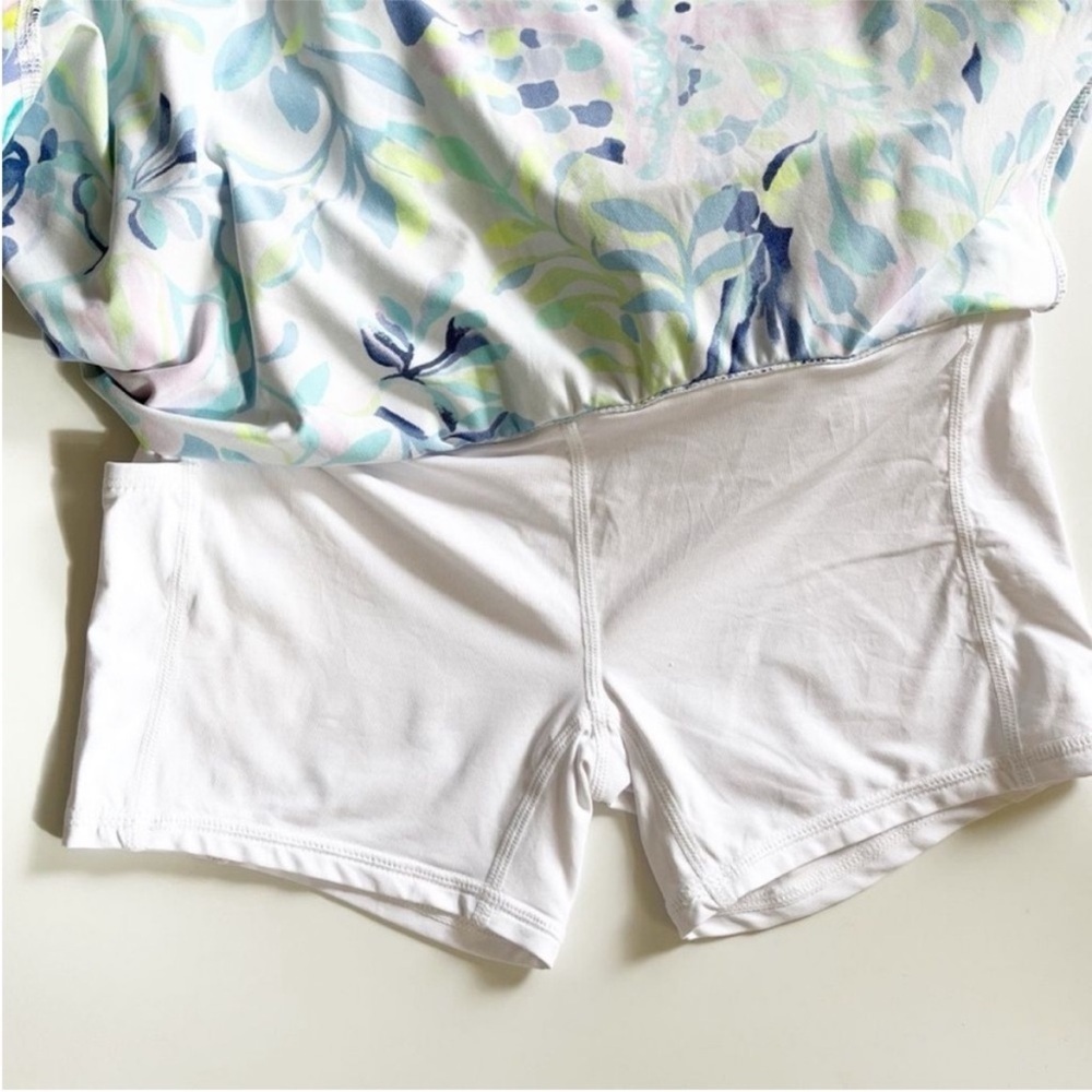 NWT Lilly Pulitzer Aila Luxletic Skort Shell Beach Resort White XS - Picture 9 of 11